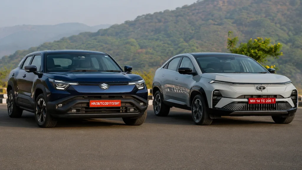 Maruti Suzuki e Vitara vs Tata Curvv EV
